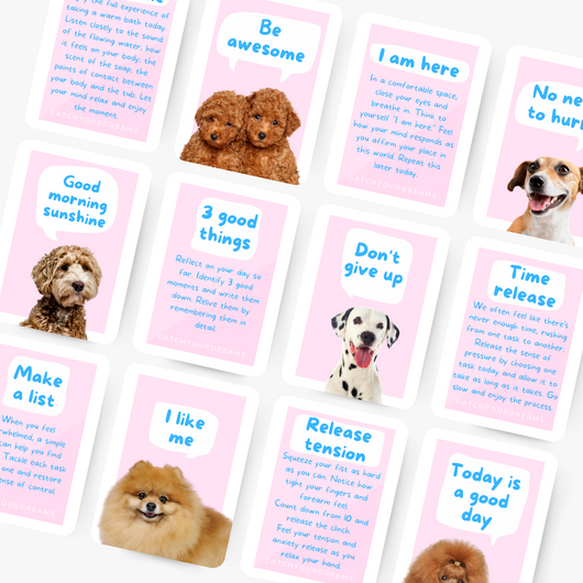 Dogs Against Anxiety – 50 Therapy Cards for Stress & Calming